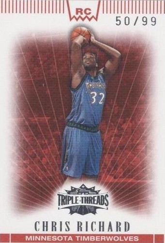 2007-08 Topps Triple Threads - Chris Richard #134