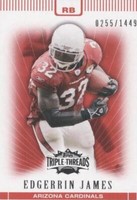2007 Topps Triple Threads Edgerrin James #42