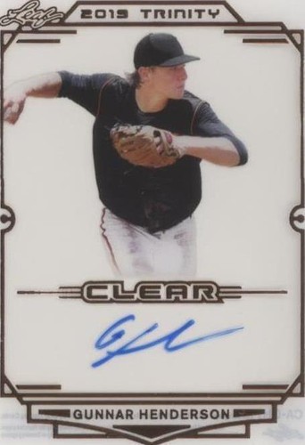 2019 Leaf Trinity - Gunnar Henderson #CA-GH1