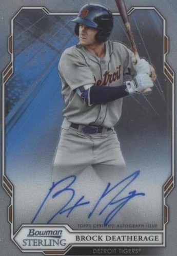 2019 Bowman Sterling Autographs Orange Refractors Brock