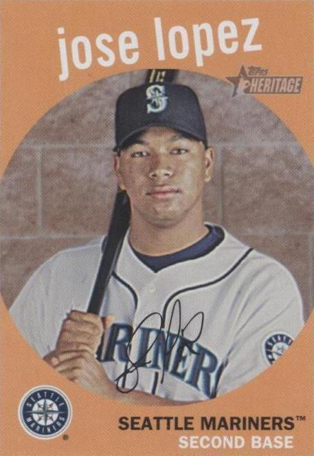 Topps Heritage 2008 - José López #33