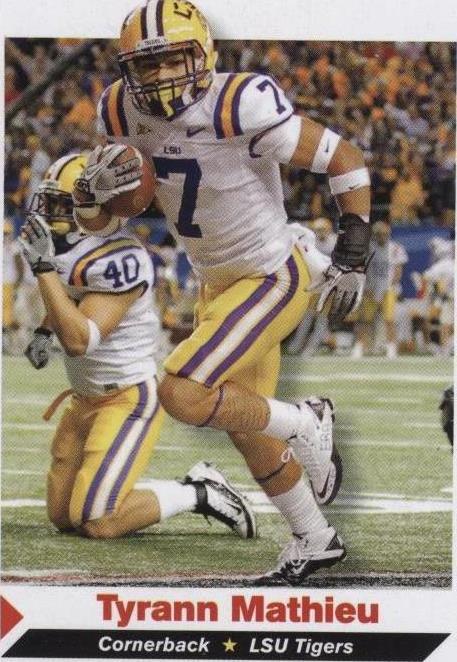 2012 Sports иллюстрированный для детей серии 5 Tyrann Mathieu #137