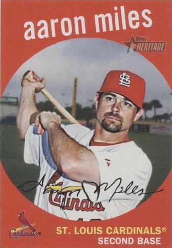 2008 Topps Heritage High Number - Aaron Miles #669