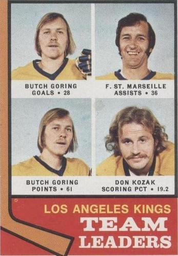 1974-75 Topps - Butch Goring Don Kozak Frank St. Marseille #98