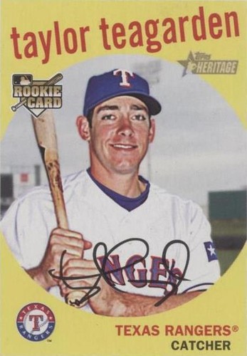 2008 Topps Heritage - Taylor Teagarden #672