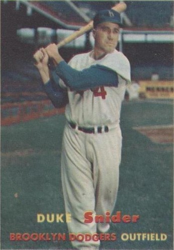 1957 Topps - Duke Snider #170