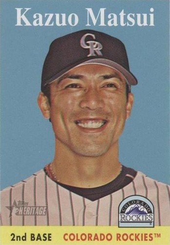 2007 Topps Heritage - Kazuo Matsui #84
