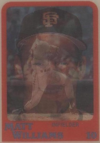 1987 Sportflics Rookies - Matt Williams #25