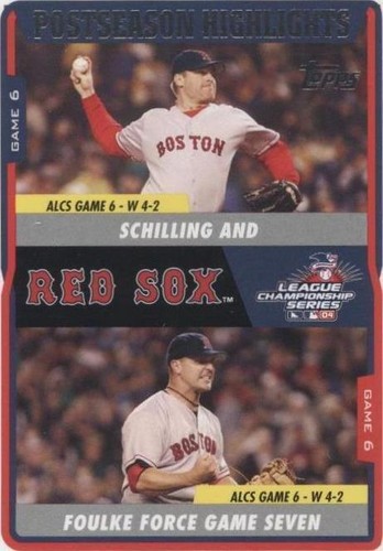 CURT SCHILLING 2004 WORLD SERIES SIGNED BASEBALL BOSTON RED SOX 04