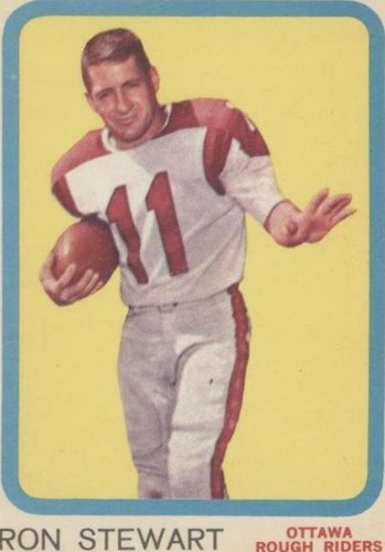 1963 Topps CFL Ron Stewart #51