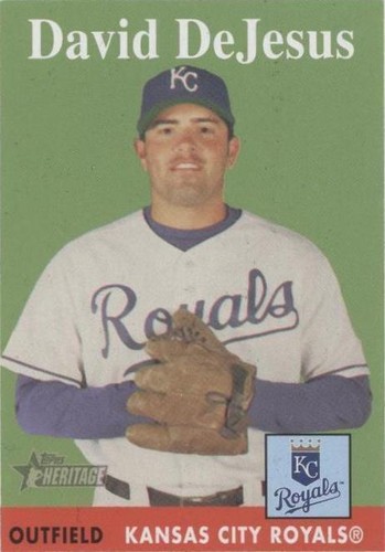 2007 Topps Heritage - David DeJesus #91