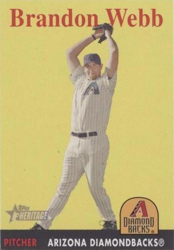 2007 Topps Heritage - Brandon Webb #340