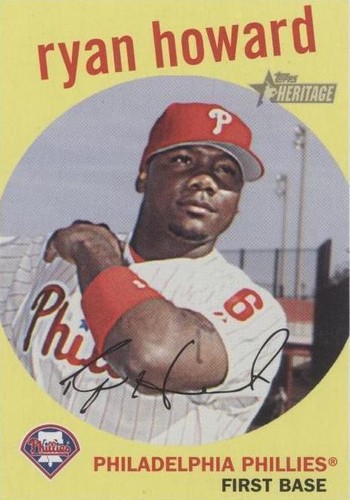 2008 Topps Heritage - Ryan Howard #380