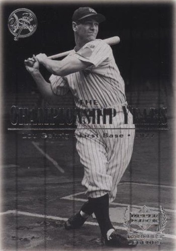 2000 Upper Deck Yankee Legends - Lou Gehrig #67
