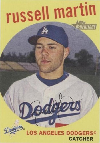 2008 Topps Heritage - Russell Martin #199