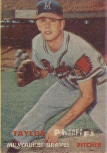 1957 Topps - Taylor Phillips #343