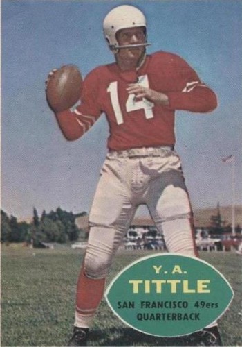 Y.A. Tittle Trading Cards