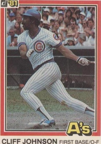 1981 Donruss - Cliff Johnson #484