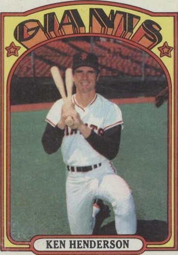 1972 Topps - Ken Henderson #443