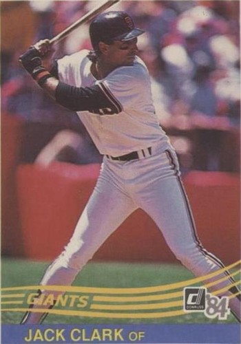 1984 Donruss - Jack Clark #65