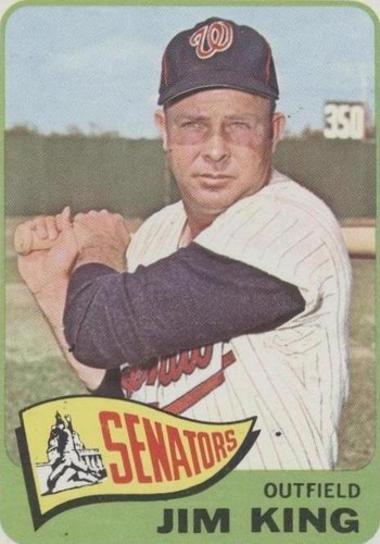 1965 Topps #38 Jim King NM/NM+ Senators 538480 | eBay