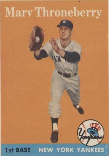 1958 Topps - Marv Throneberry #175