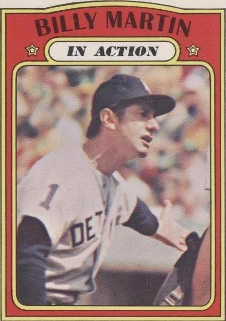 1972 O-Pee-Chee - Billy Martin #34