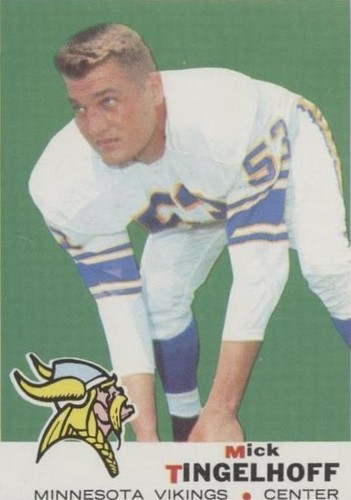 1969 Topps Mick Tingelhoff #195