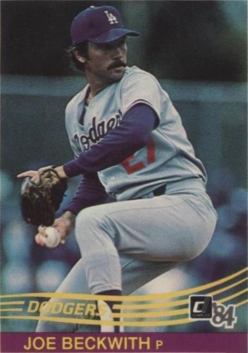 1984 Donruss - Joe Beckwith #337