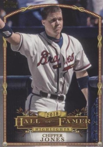 2018 Topps Update Series - Chipper Jones #HFH-4