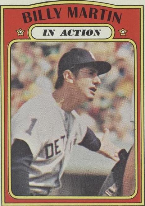 1972 Topps - Билли Мартин No34