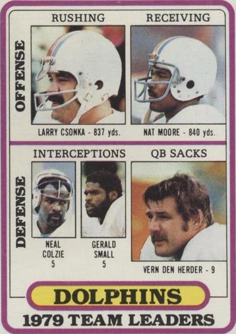 1980 Topps Gerald маленький Ларри Сонка Nat Moore #76