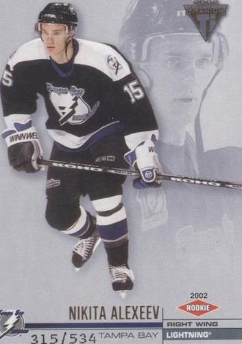 2001-02 Pacific Private Stock Titanium - Nikita Alexeev #181