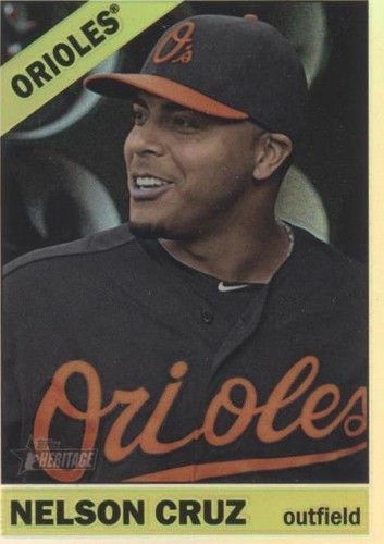 2015 Topps Heritage - Nelson Cruz #THC-470