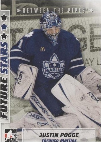2007-08 In the Game Between the Pipes - Justin Pogge #29