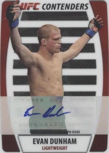 2011 Topps UFC Title Shot - Evan Dunham #CA-ED