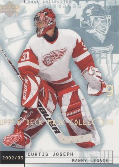 2002-03 Upper Deck Mask Collection - Curtis Joseph Manny Legace #30