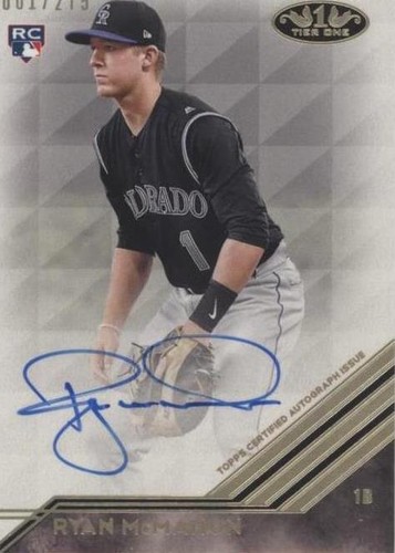 2018 Topps Tier One - Ryan McMahon #BA-RMC