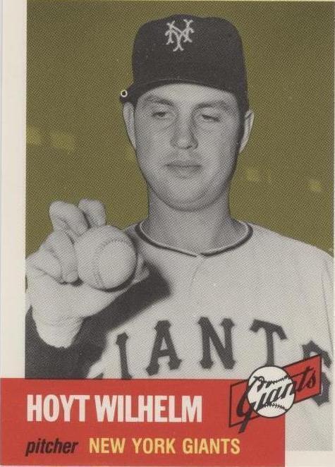 1991 Topps Archives The Ultimate 1953 Set - Hoyt Wilhelm #312