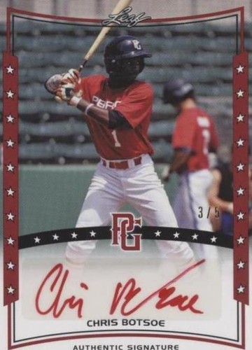 2014 Leaf Perfect Game Showcase - Chris Botsoe #A-CB2