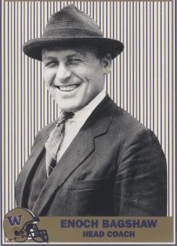 1992 Pacific Washington Huskies Football Greats Enoch Bagshaw #101