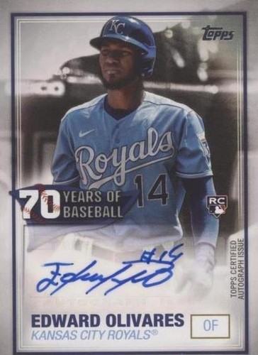 2021 Topps - Edward Olivares #70YA-EO
