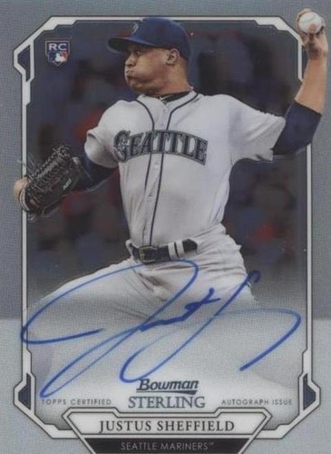 2019 Bowman Sterling - Justus Sheffield #BSRA-JS