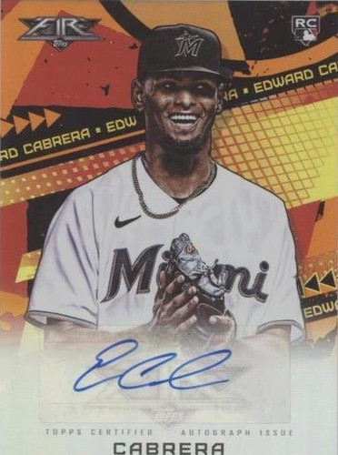 2022 Topps Fire - Edward Cabrera #FA-EC