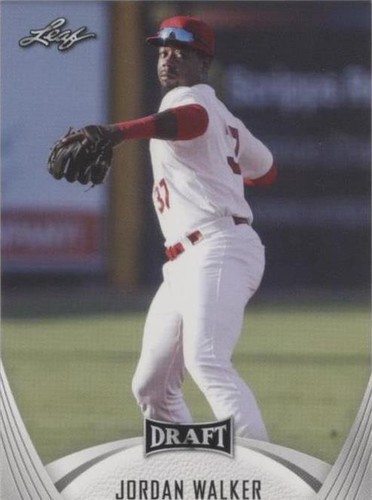その他 JORDAN WALKER 2021 BOWMAN AUTO PSA9 RC 2021 Bowman Draft Chrome Jordan Walker Black & White RayWave