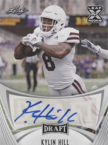 2021 Leaf Draft Kylin Hill #BA-KH1