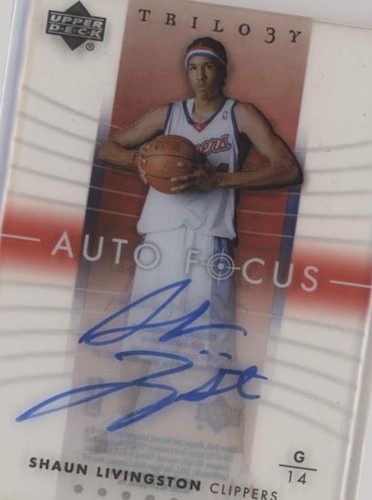 2004-05 Upper Deck Trilogy - Shaun Livingston #AF-SL