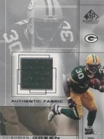 2001 SP Game Used Edition Ahman Green #AG