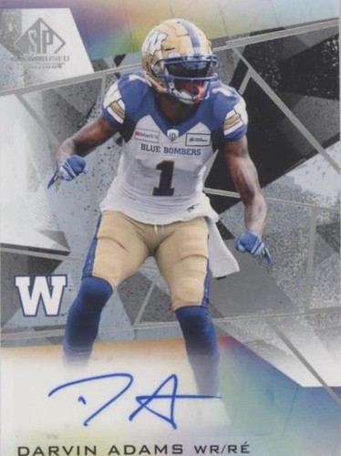 2021 SP Game Used Edition CFL Darvin Adams #A-AD