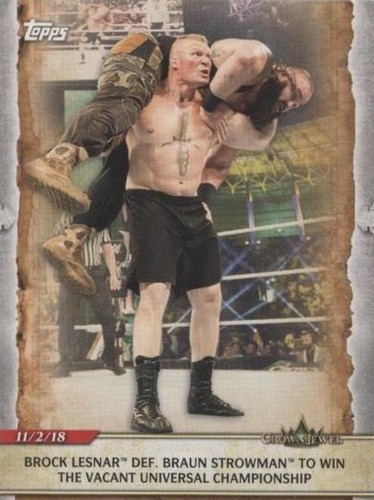 2020 Topps WWE Road to Wrestlemania - Brock Lesnar #24